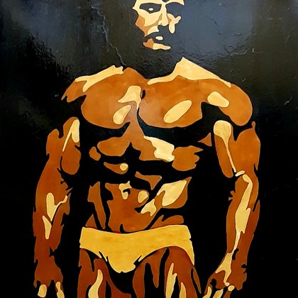 F.Zeina koka aplikāciju glezna 150 x 80 cm.               Cena 34,99 eur.