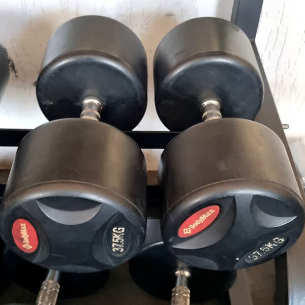 BodyMax Pro hanteles. 37,5 kg. Cena: 240 eur. Visas kopā lētāk.