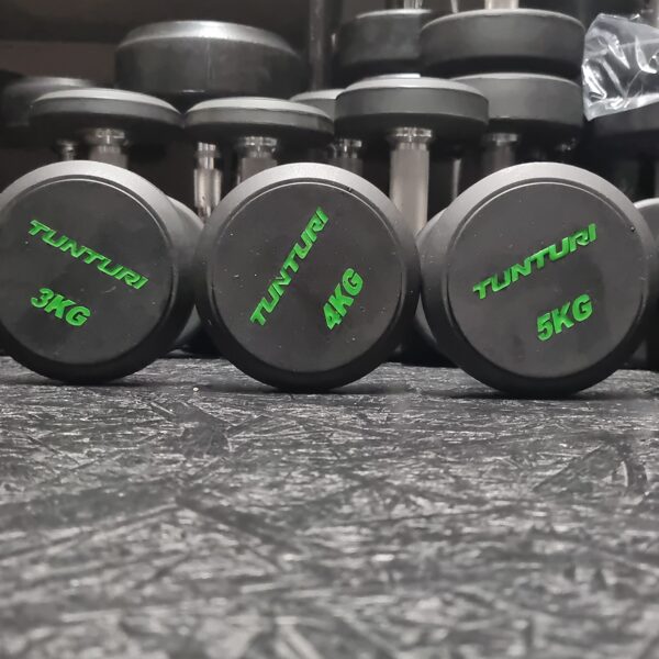 Jauns PRO Hanteļu komplekts. 2,3,4,5,6, kg. Cena 140,00 eur Viss komplekts lētāk