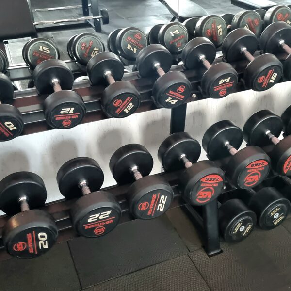 VS Fitness Pro hanteļu komplekts 10 - 26 kg. Solis 2 kg. Cena par komplektu 940 eur.