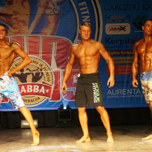 NABBA/WFF/LKFF Baltic Open Championship 2015. Men's Physique category.