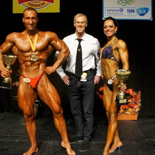 NABBA WFF LKFF Baltic Open championship in BB &amp; FItness Overall winners from Latvia