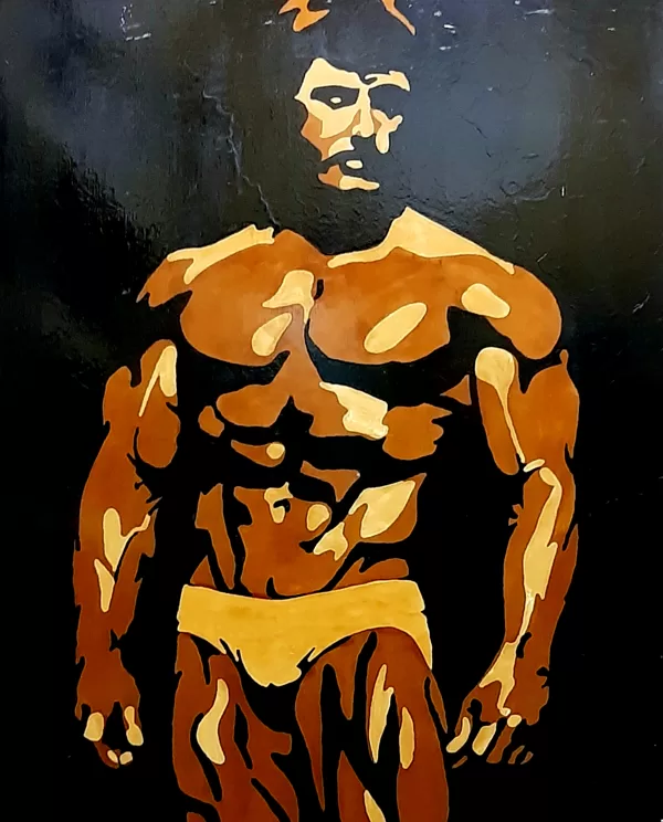 F.Zeina koka aplikāciju glezna 150 x 80 cm.               Cena 35,00 eur.
