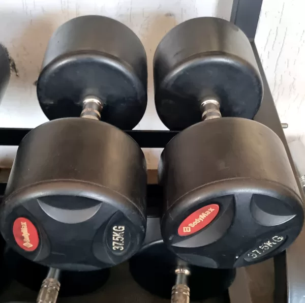 BodyMax Pro hanteles. 37,5 kg. Cena: 240 eur. Visas kopā lētāk.