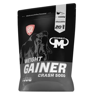 WEIGHT GAINER CRASH 5000 - ŠOKOLĀDE - 1400 G