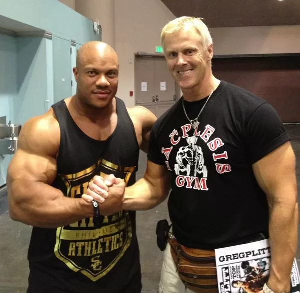 With multiple Mr.Olympia - Phil Heath — with Phil Heath